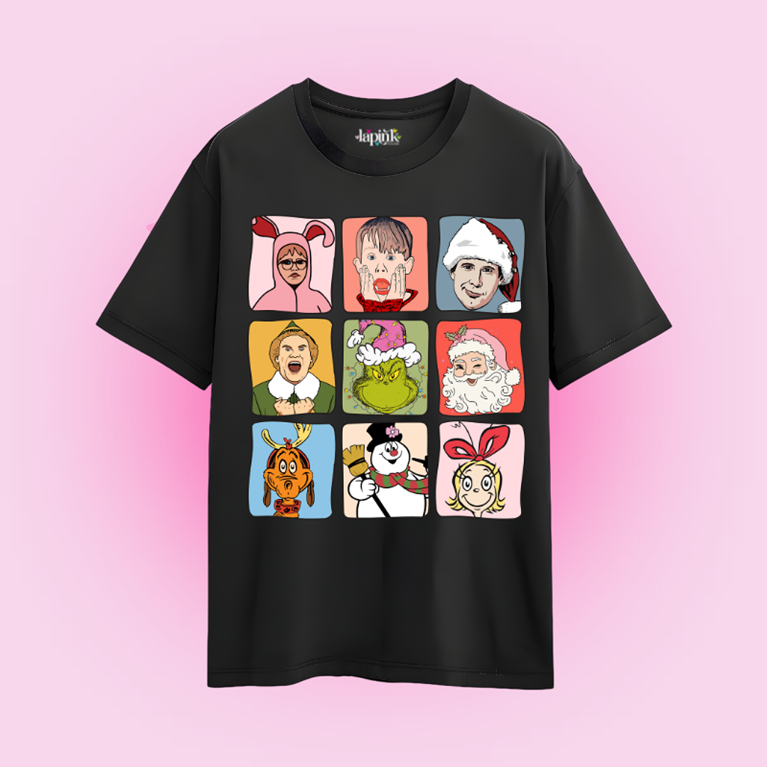 POLERA NAVIDAD CHRISTMAS CLASICOS TV 3