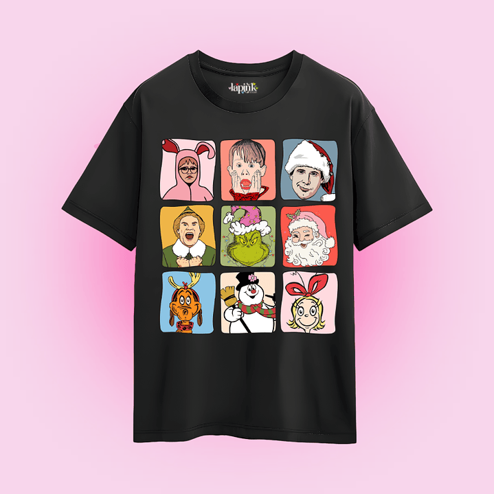 POLERA NAVIDAD CHRISTMAS CLASICOS TV 3