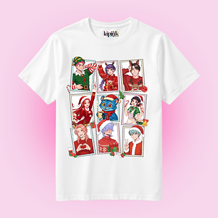 POLERA NAVIDAD HUNTRIX DEMON HUNTERS K-POP