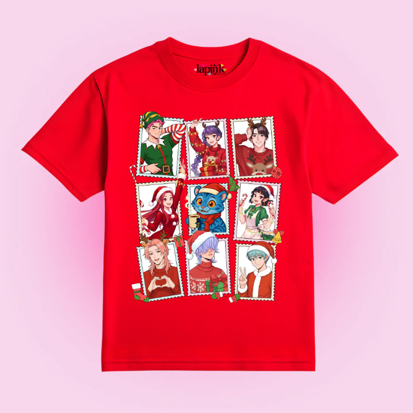 POLERA NAVIDAD HUNTRIX DEMON HUNTERS K-POP 3