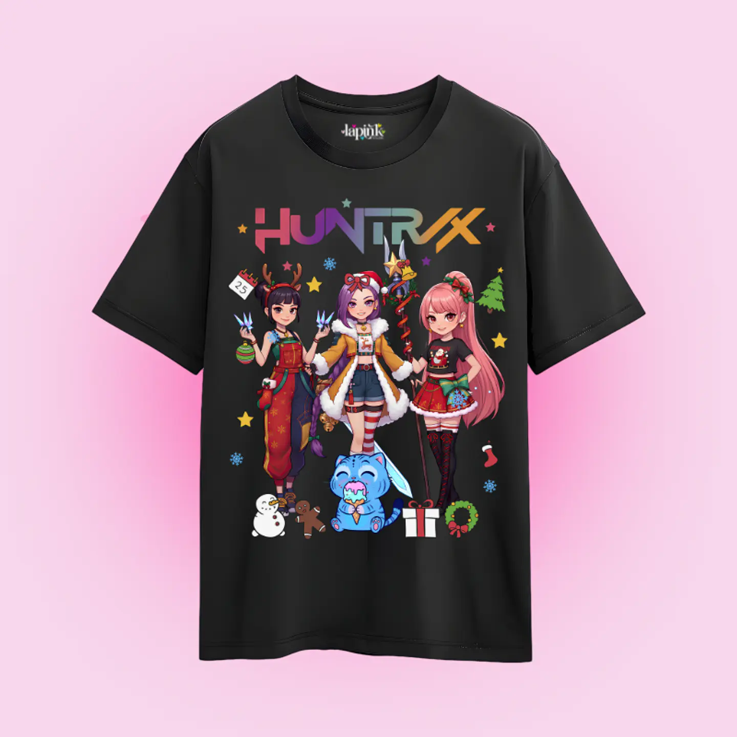 POLERA NAVIDAD HUNTRIX DEMON HUNTERS K-POP 2