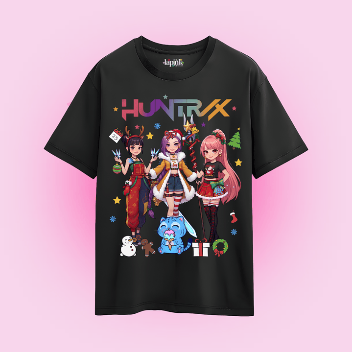 POLERA NAVIDAD HUNTRIX DEMON HUNTERS K-POP 2