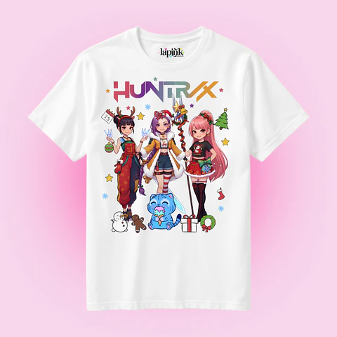 POLERA NAVIDAD HUNTRIX DEMON HUNTERS K-POP