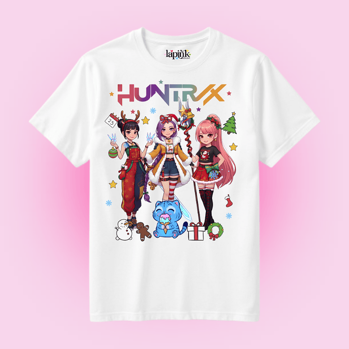 POLERA NAVIDAD HUNTRIX DEMON HUNTERS K-POP 1