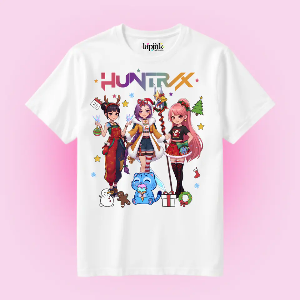 POLERA NAVIDAD HUNTRIX DEMON HUNTERS K-POP 1