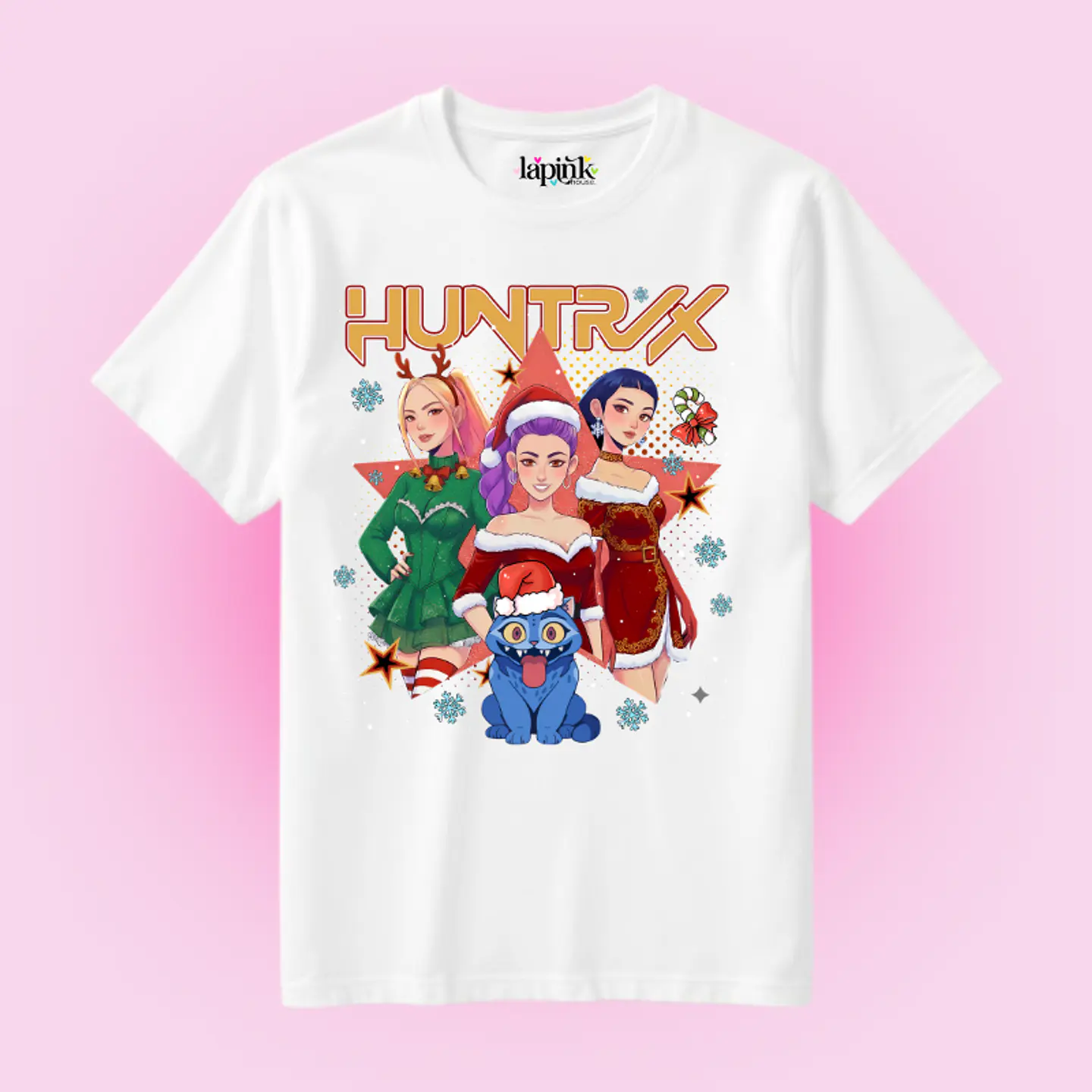 POLERA NAVIDAD HUNTRIX DEMON HUNTERS K-POP 1