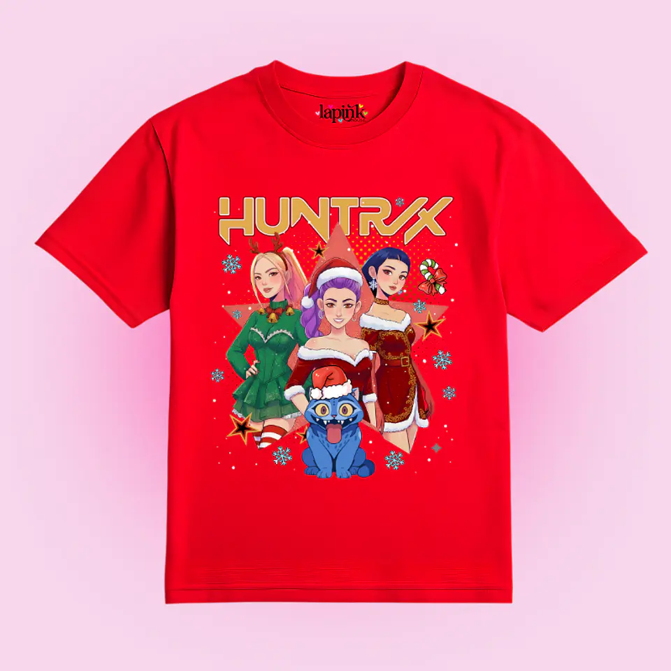 POLERA NAVIDAD HUNTRIX DEMON HUNTERS K-POP 2