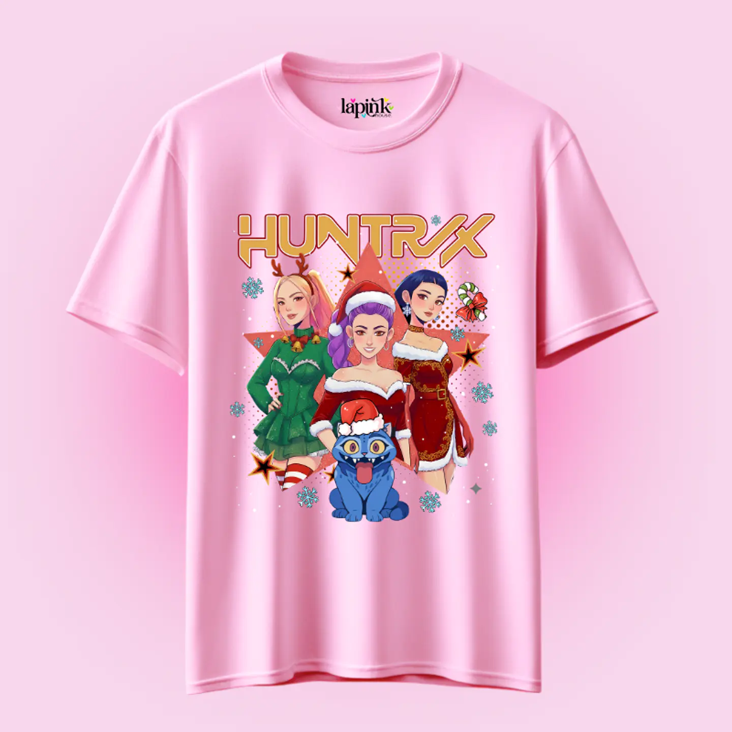 POLERA NAVIDAD HUNTRIX DEMON HUNTERS K-POP 3