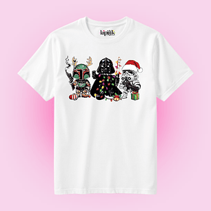 POLERA NAVIDAD STAR WARS DARTH VADER STORMTROOPER 