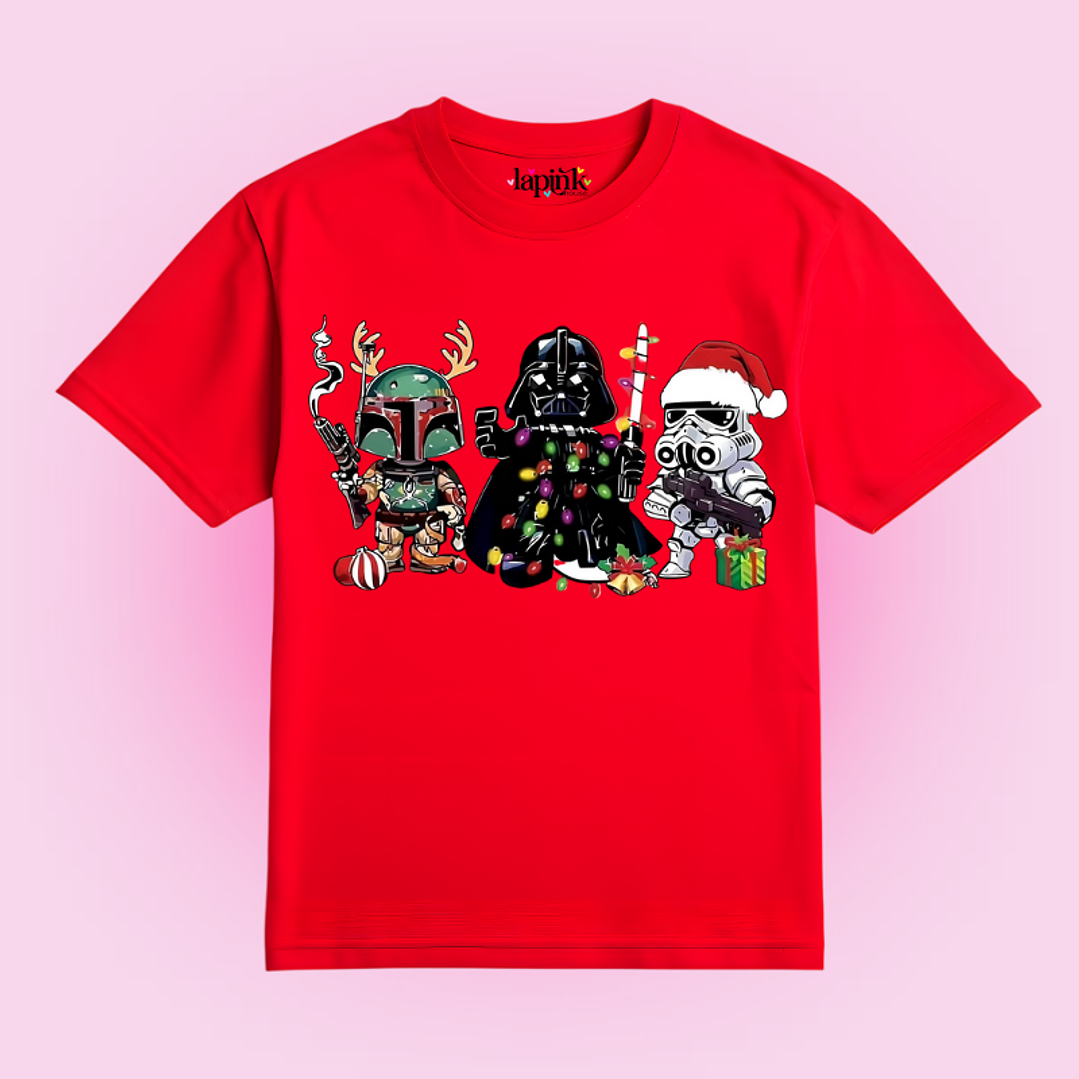 POLERA NAVIDAD STAR WARS DARTH VADER STORMTROOPER  2