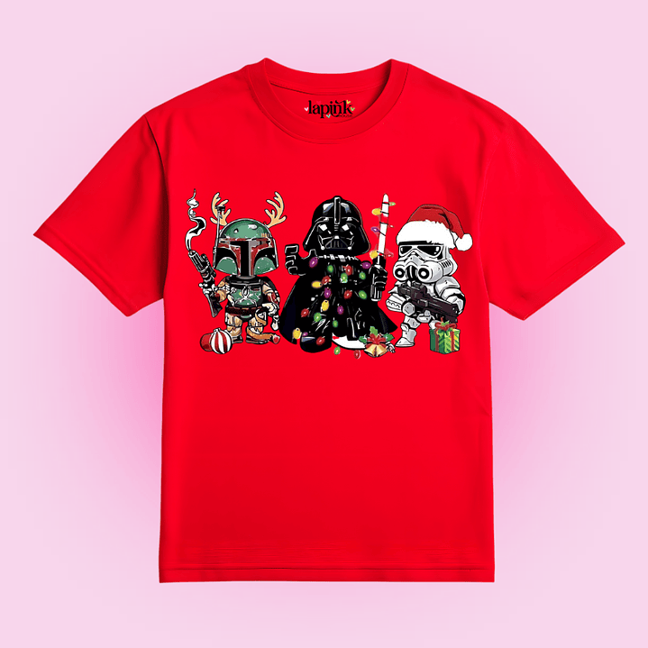 POLERA NAVIDAD STAR WARS DARTH VADER STORMTROOPER  2