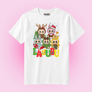 POLERA NAVIDAD LABUBU 