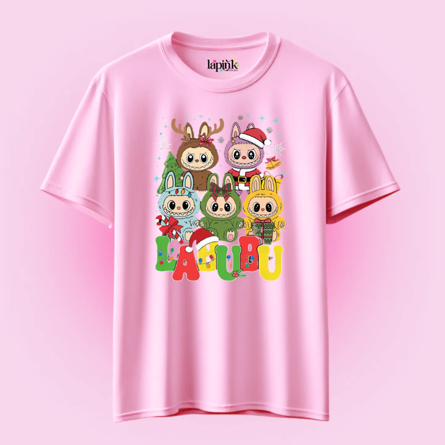 POLERA NAVIDAD LABUBU  2