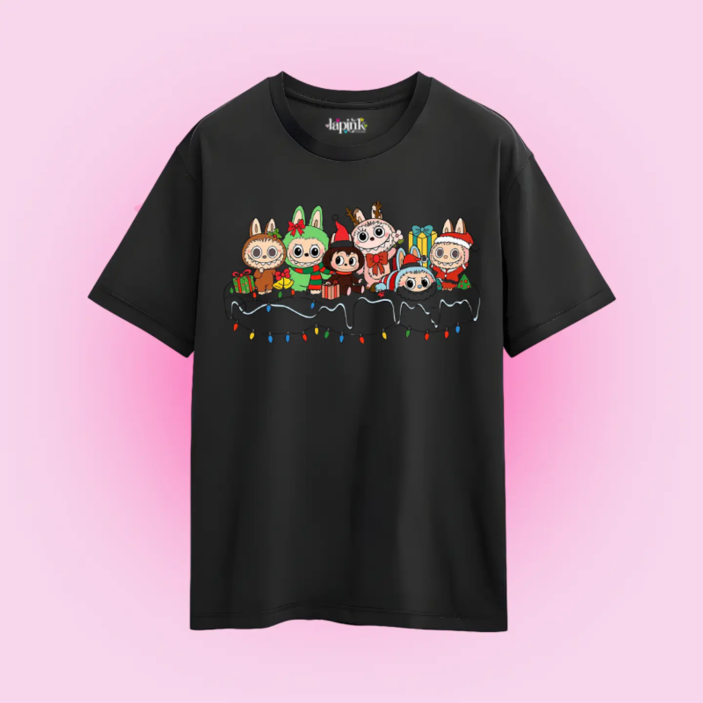POLERA NAVIDAD LABUBU  3