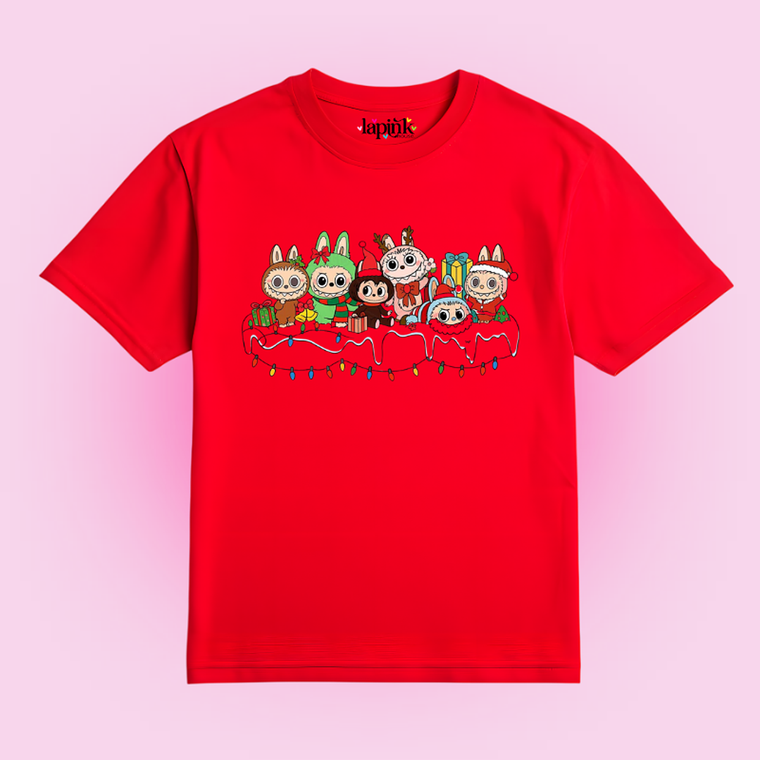 POLERA NAVIDAD LABUBU  4