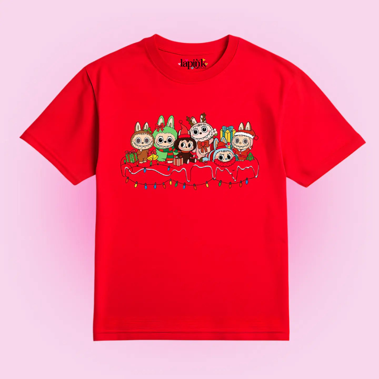 POLERA NAVIDAD LABUBU  4