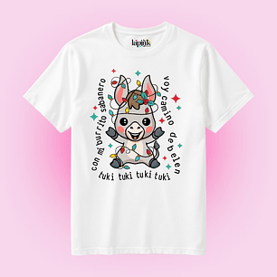 POLERA NAVIDAD BURRITO SABANERO 