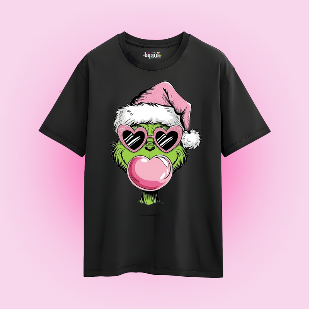 POLERA NAVIDAD GRINCH PINK  2
