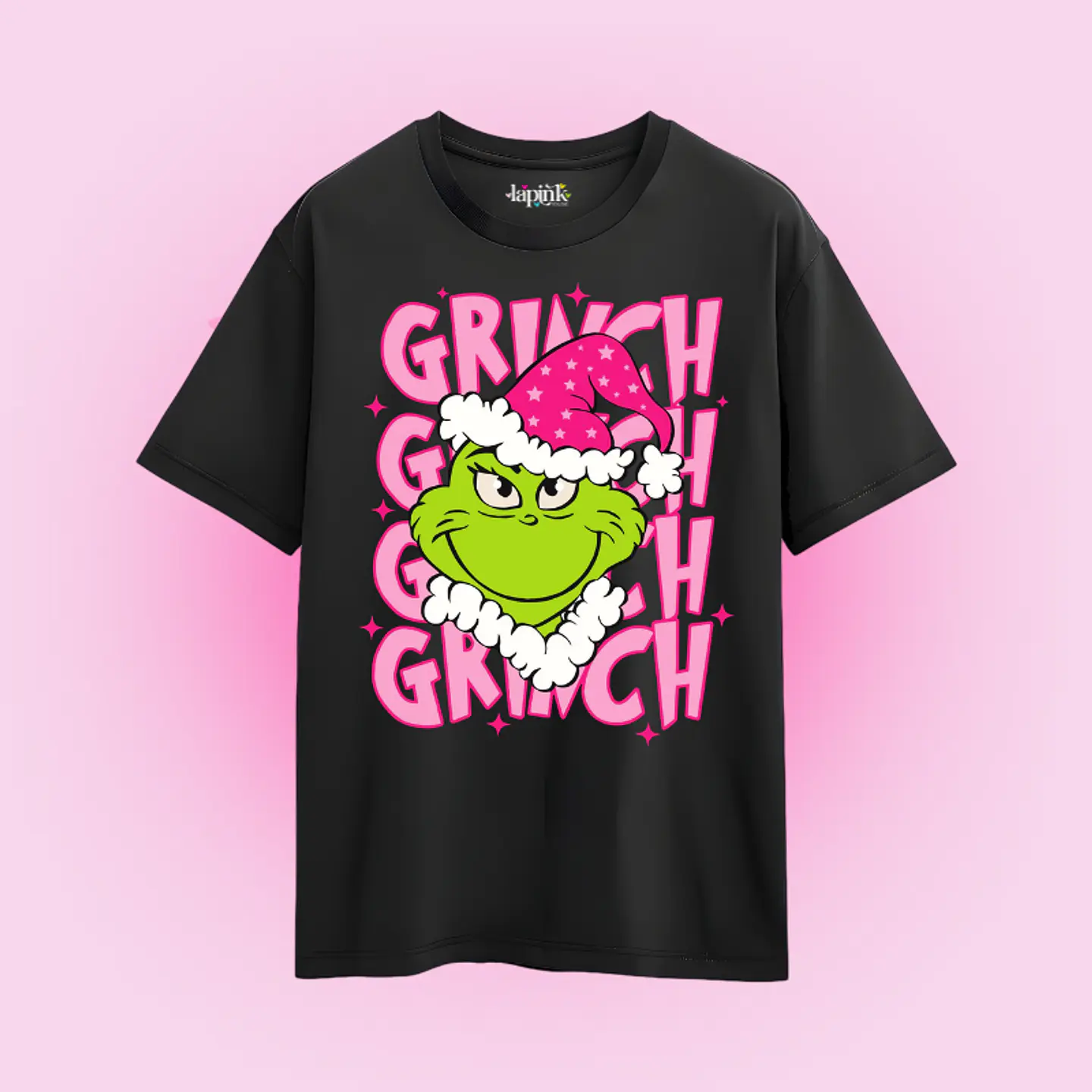 POLERA NAVIDAD GRINCH PINK  3