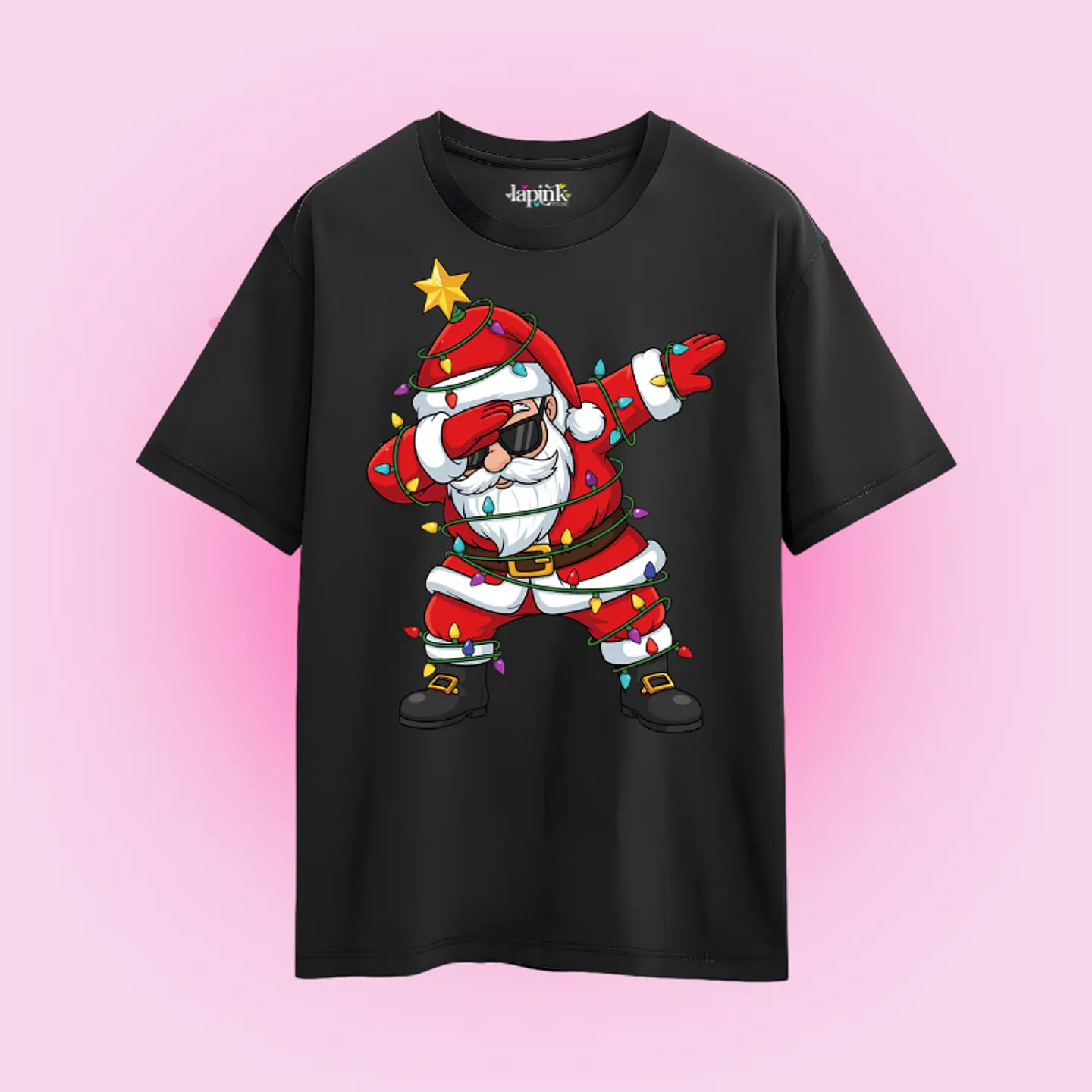 POLERA NAVIDAD SANTA CLAUS DABBING DAB  2