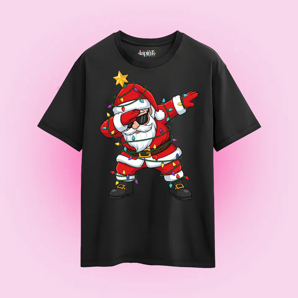 POLERA NAVIDAD SANTA CLAUS DABBING DAB  2