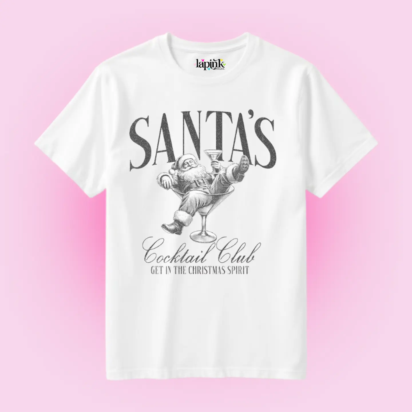 POLERA NAVIDAD SANTA'S COCKTAIL CLUB 1