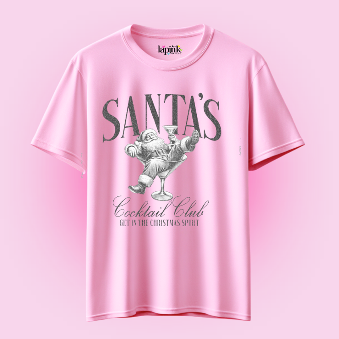 POLERA NAVIDAD SANTA'S COCKTAIL CLUB 2