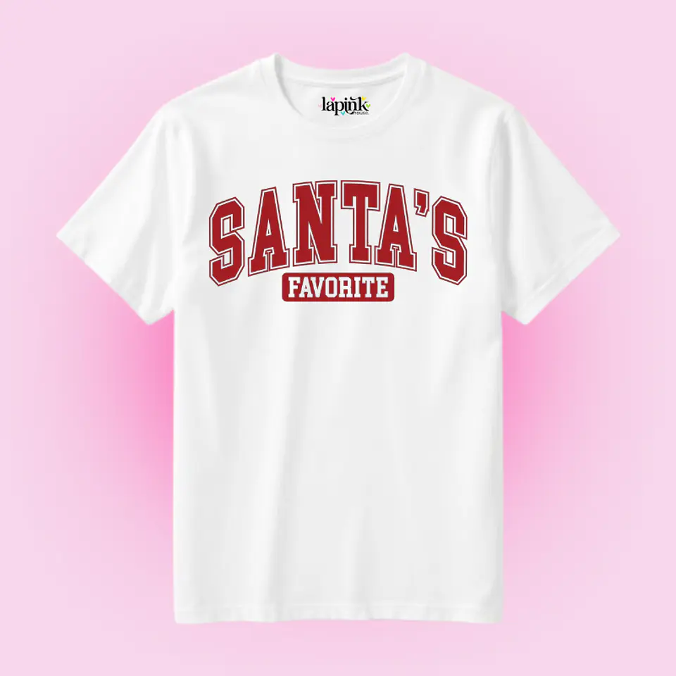 POLERA NAVIDAD SANTA'S FAVORITE 1