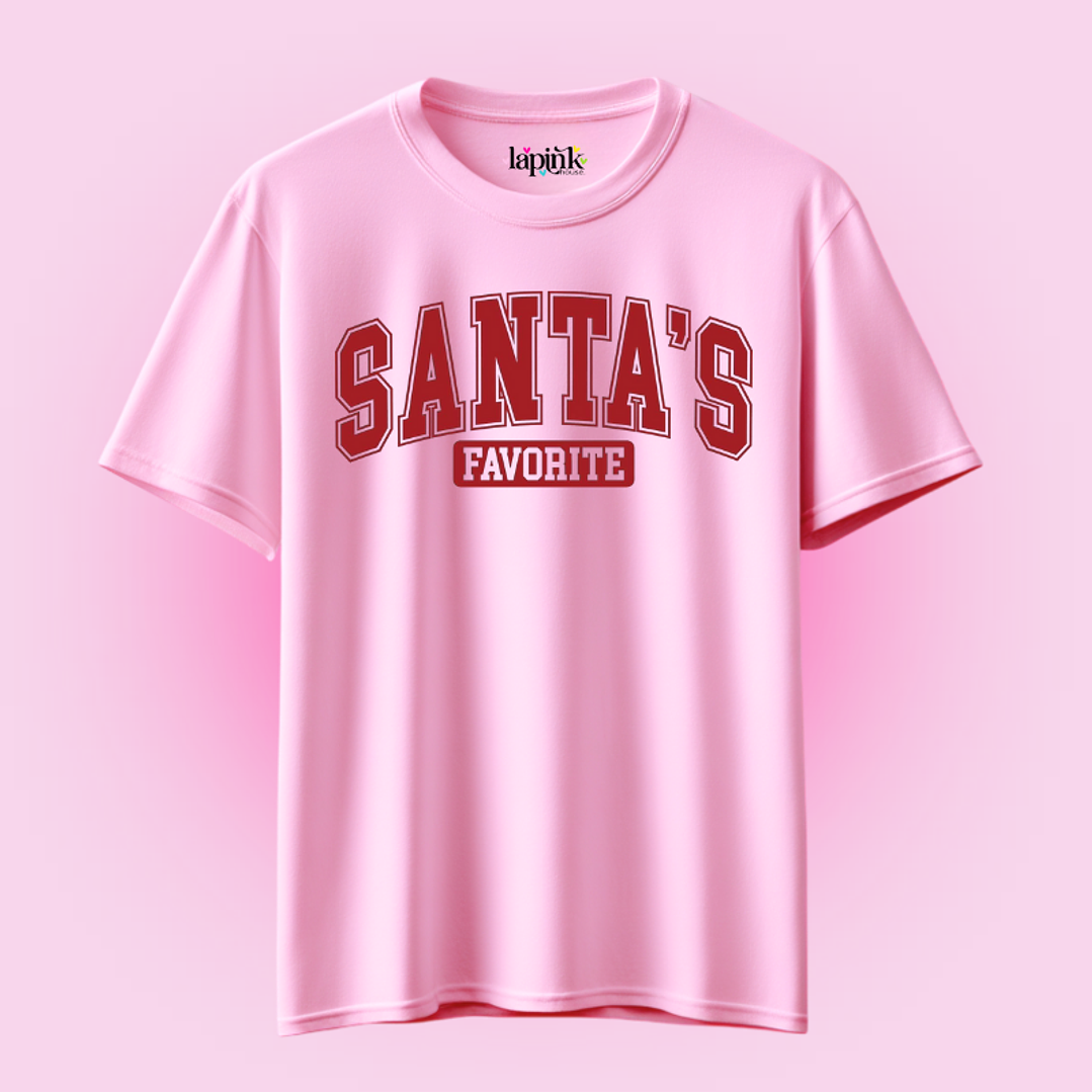 POLERA NAVIDAD SANTA'S FAVORITE 2