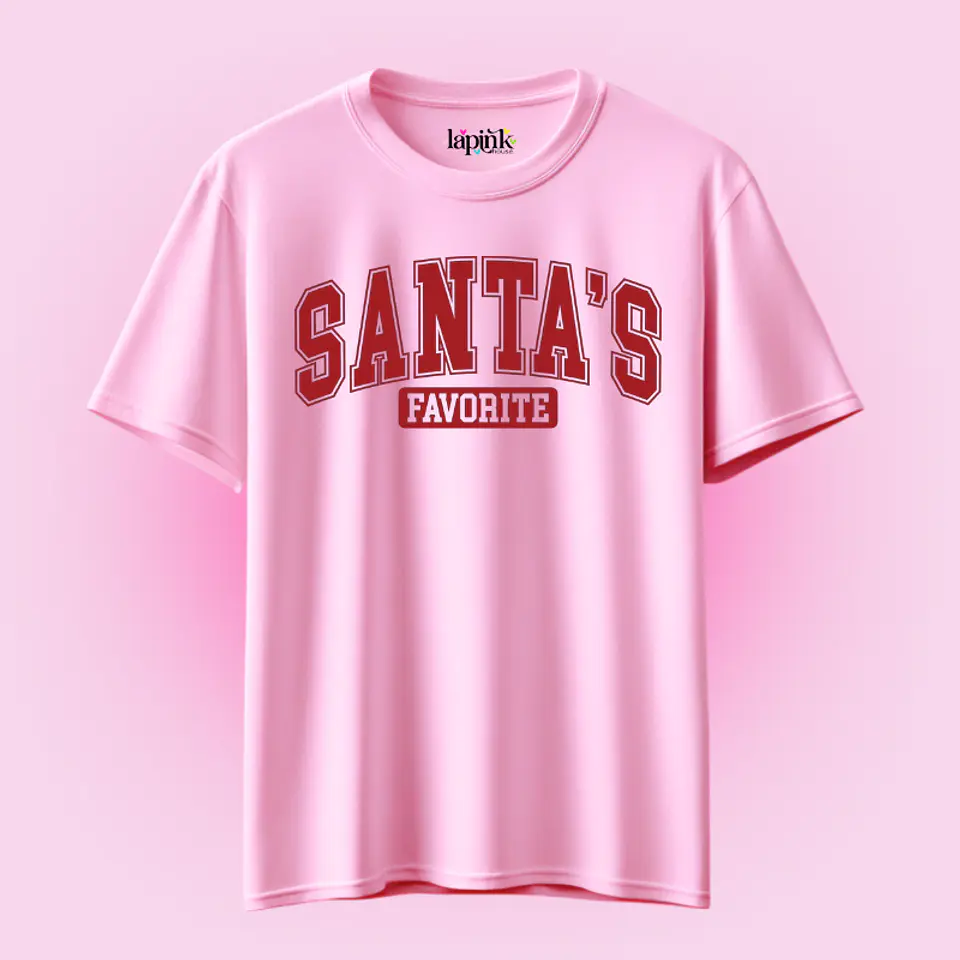 POLERA NAVIDAD SANTA'S FAVORITE 2