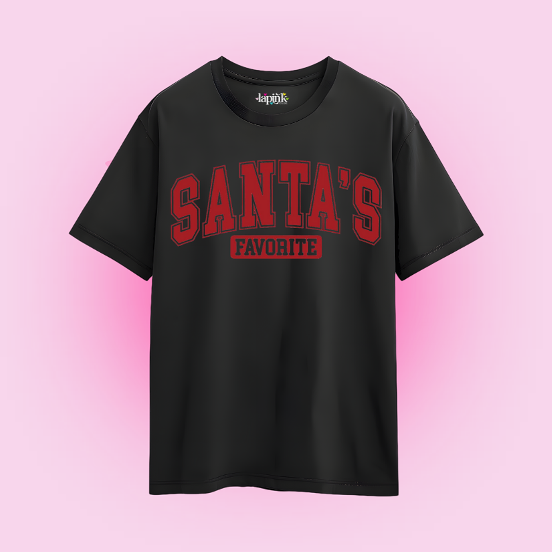 POLERA NAVIDAD SANTA'S FAVORITE 4