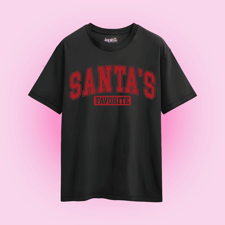POLERA NAVIDAD SANTA'S FAVORITE 4