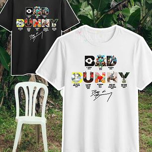Polera Estampada Bad Bunny Chile 2026 
