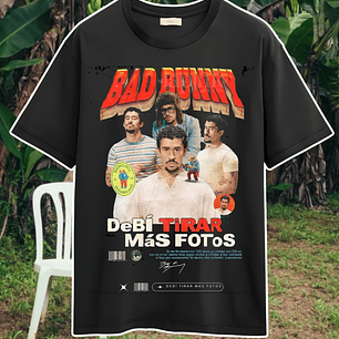 Polera Estampada Bad Bunny Chile 2026