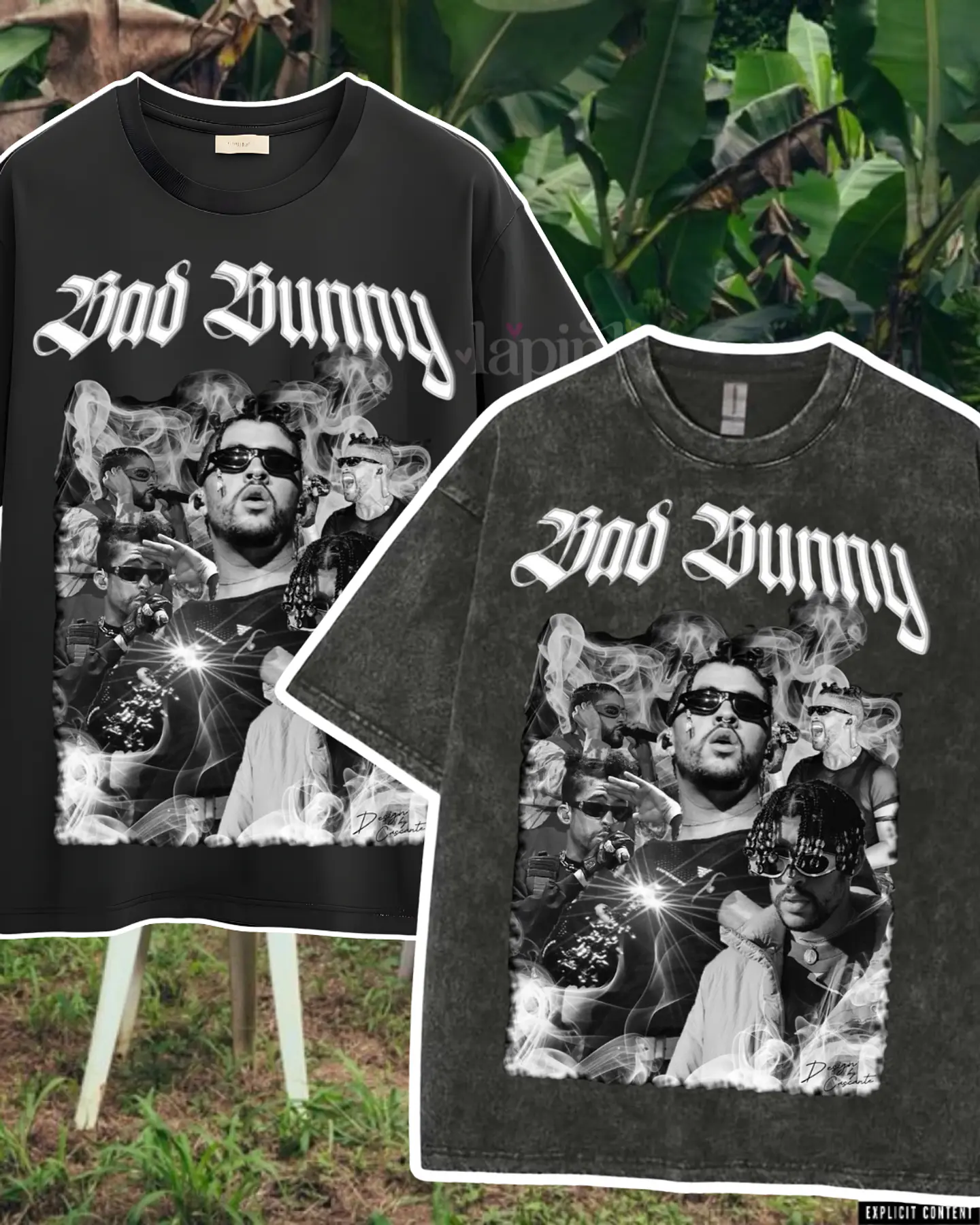 Polera Estampada Bad Bunny Chile 2026 1