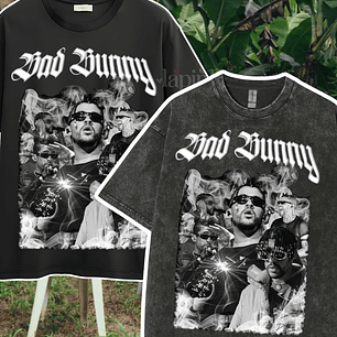 Polera Estampada Bad Bunny Chile 2026