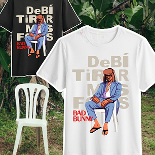 Polera Estampada Bad Bunny Chile 2026