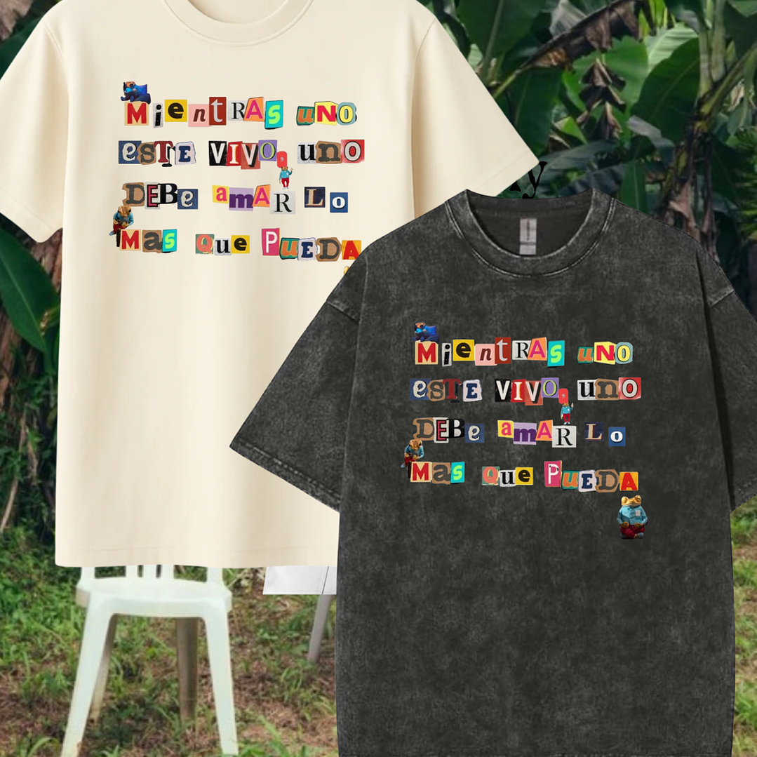 Polera Estampada Bad Bunny Chile 2026  1