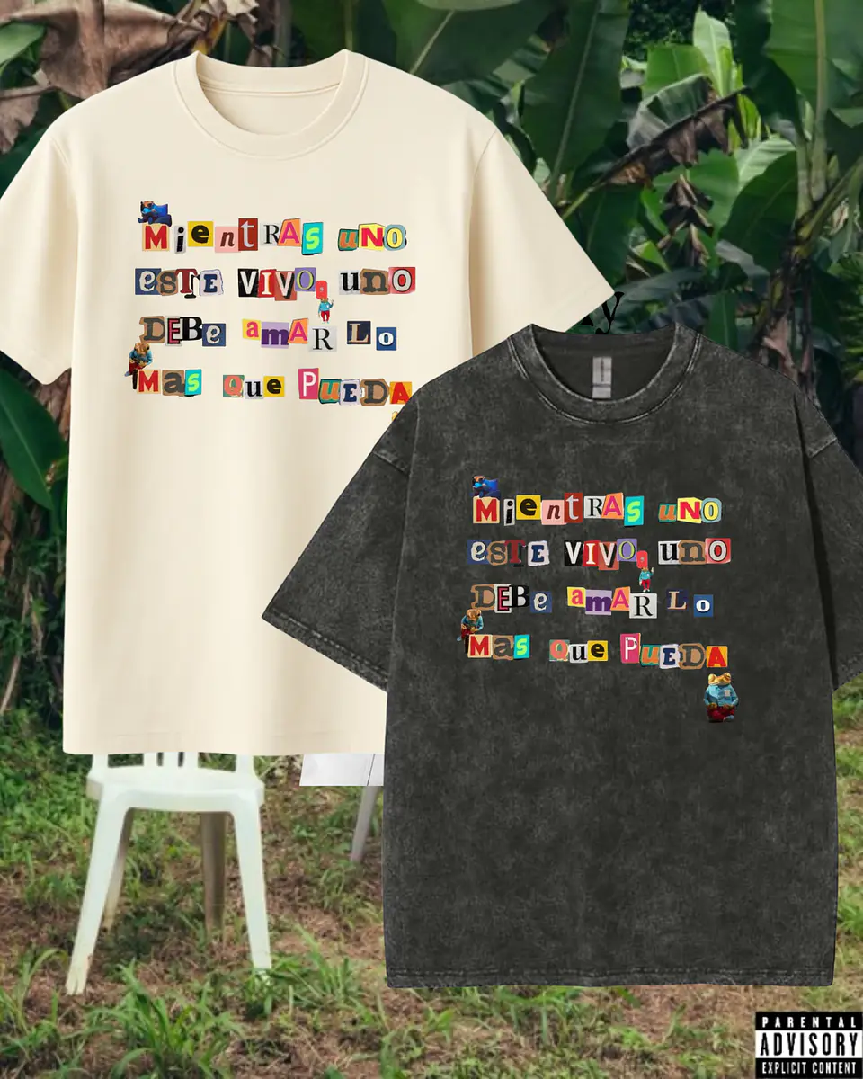 Polera Estampada Bad Bunny Chile 2026  1