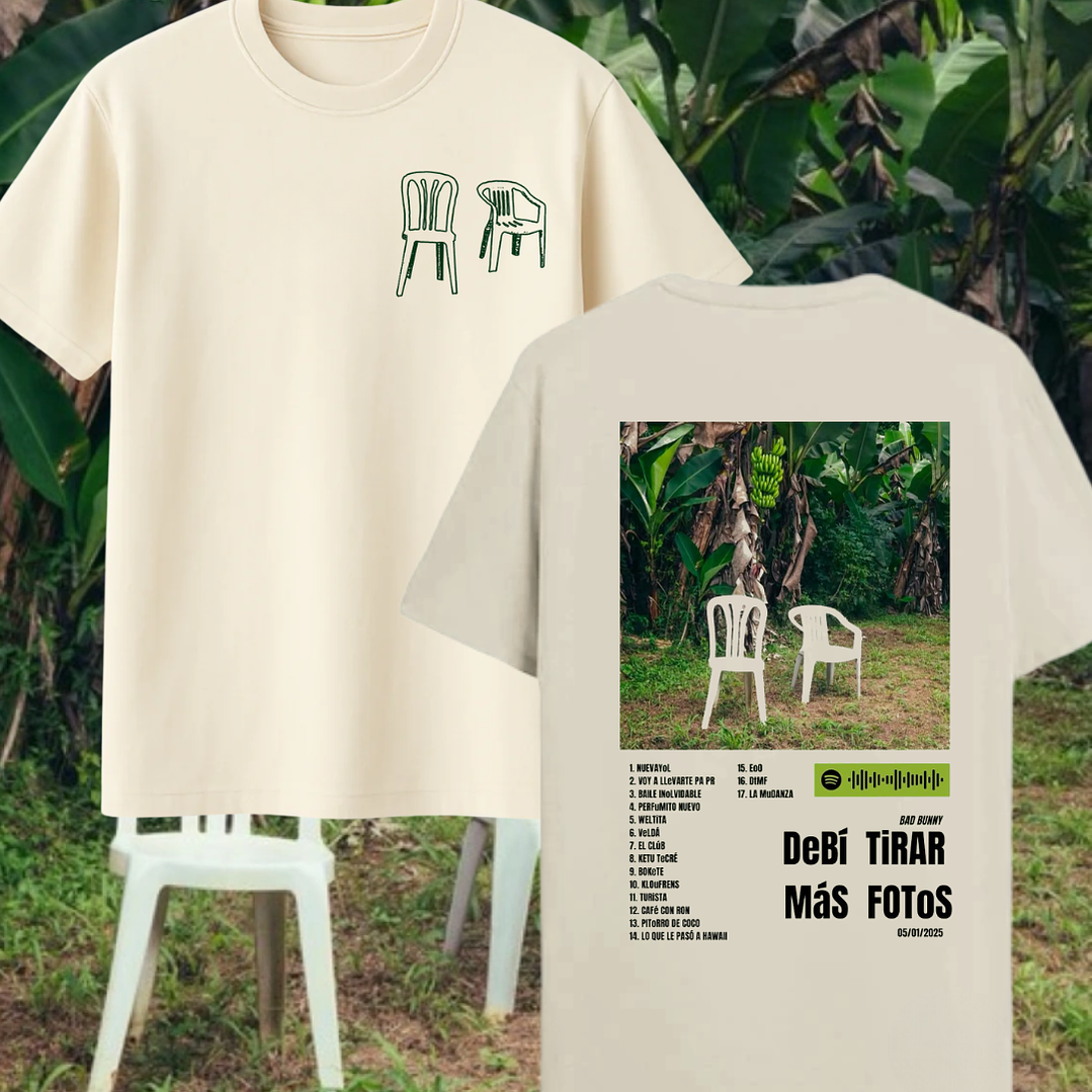 Polera Estampada Bad Bunny Chile 2026  2