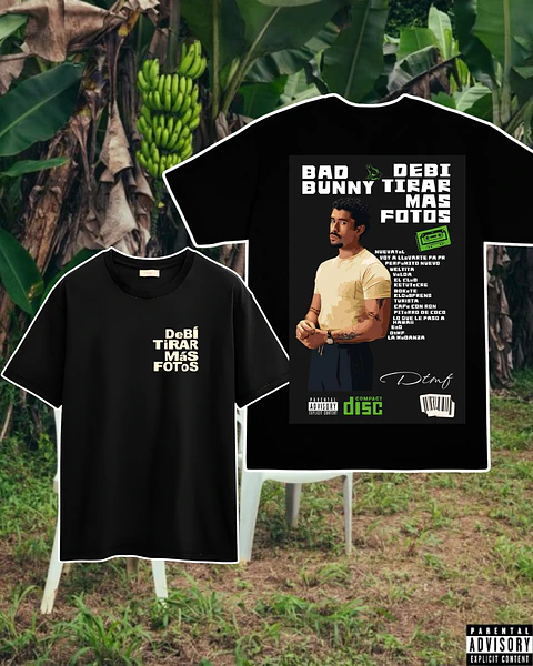 Polera Estampada Bad Bunny Chile 2026