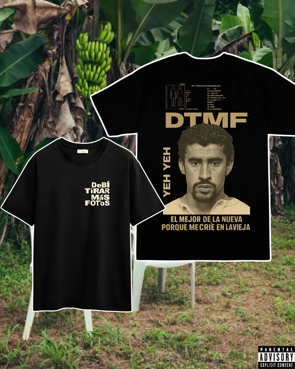 Polera Estampada Bad Bunny Chile 2026 1