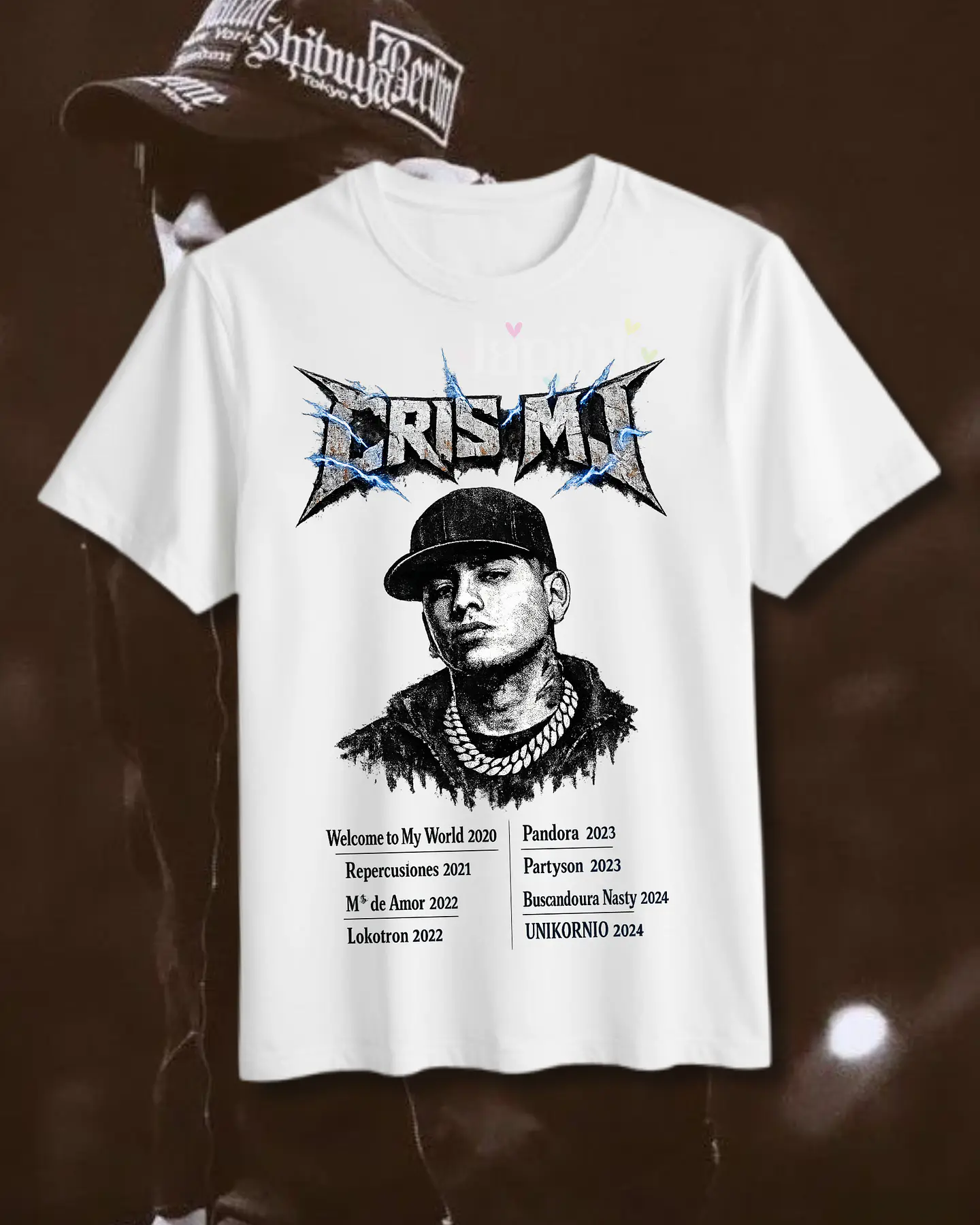 Poleras exclusivas CRIS MJ Chile 2026 Urbano 1