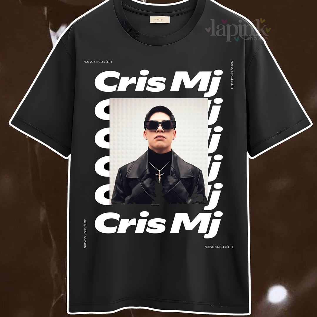Polera CRIS MJ Concierto Chile 2026 | Diseño Exclusivo Estampado Urbano 1