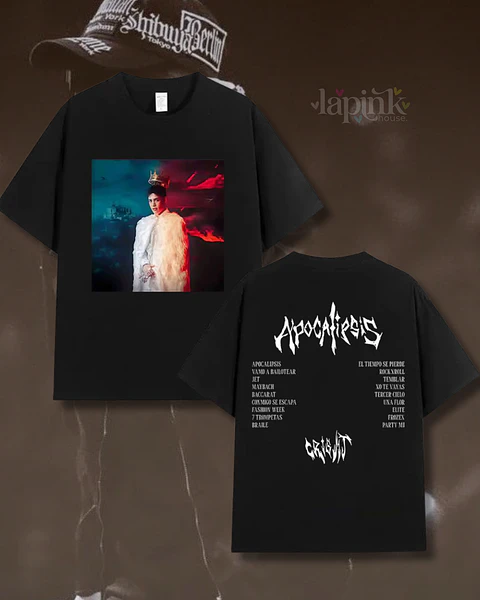 Polera CRIS MJ Concierto Chile 2026 | Diseño Exclusivo Estampado Urbano