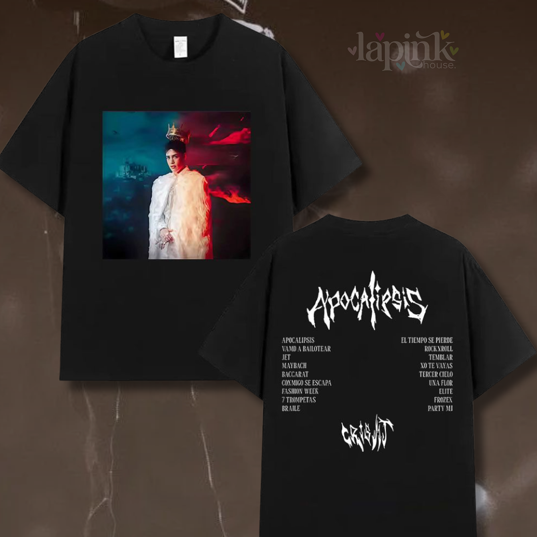 Polera CRIS MJ Concierto Chile 2026 | Diseño Exclusivo Estampado Urbano 1