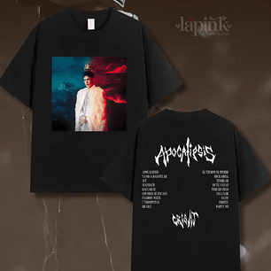 Polera CRIS MJ Concierto Chile 2026 | Diseño Exclusivo Estampado Urbano