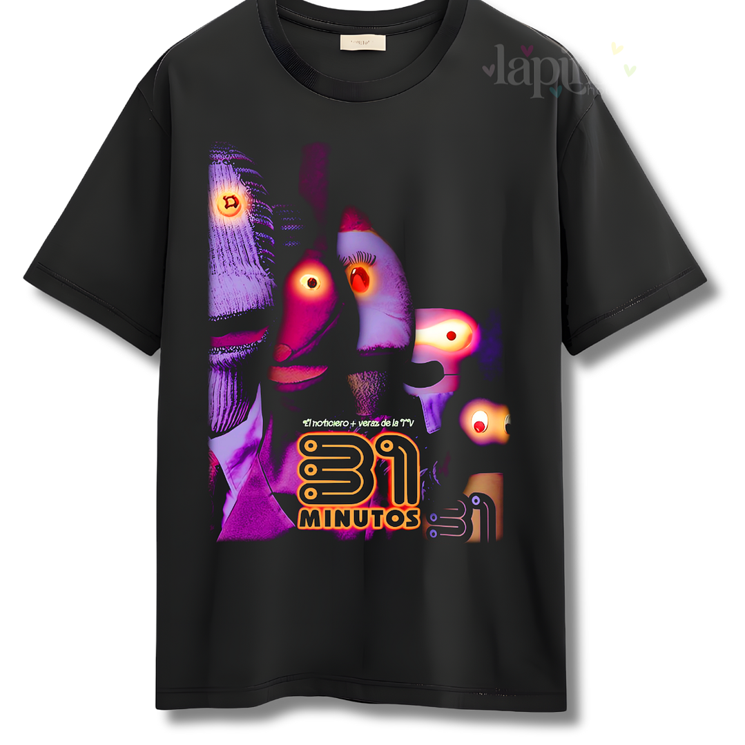 Poleras 31 Minutos | Diseños Estampados Exclusivos Personajes Clásicos- COPIAR- COPIAR 1