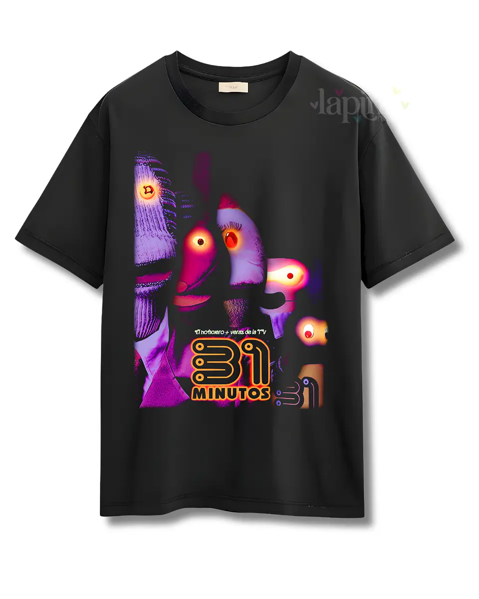 Poleras 31 Minutos | Diseños Estampados Exclusivos Personajes Clásicos- COPIAR- COPIAR 1