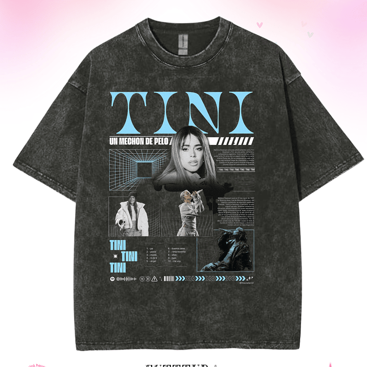 Camiseta TINI Futttura Tour – Edición Santiago 12 Febrero 2026 – Merch Exclusiva 3